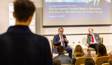Deutsche Bundesbank President Joachim Nagel and Harvard Professor Benjamin Friedman.