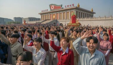 North korea marks historic milestone with 80th anniversary youth event in pyongyang