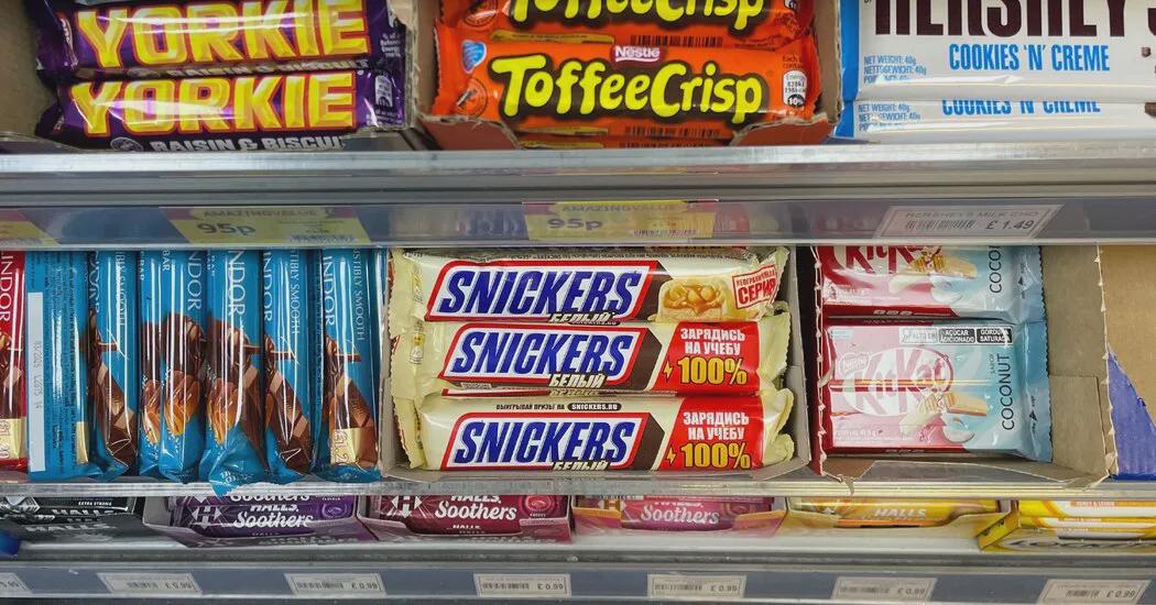 Russian Snickers bars unexpectedly appear in UK shops despite sanctions