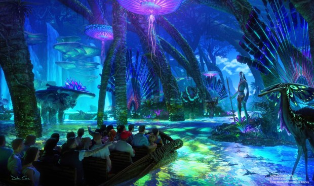 Concept art of the Avatar experience coming to Disney California Adventure. (Courtesy of Disney)