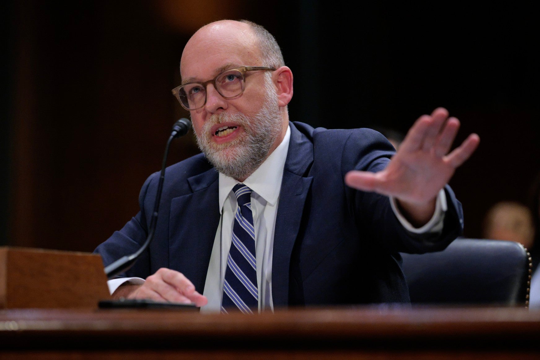 White House budge director Russell Vought, among the architects of Project 2025, is one of several Heritage-aligned officials appointed to the Trump administration