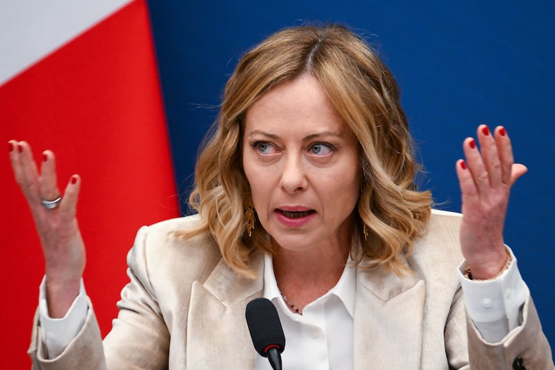 Giorgia Meloni is scheduled to face general elections in Italy next year. Photograph: Alberto Pizzoli/AFP via Getty Images