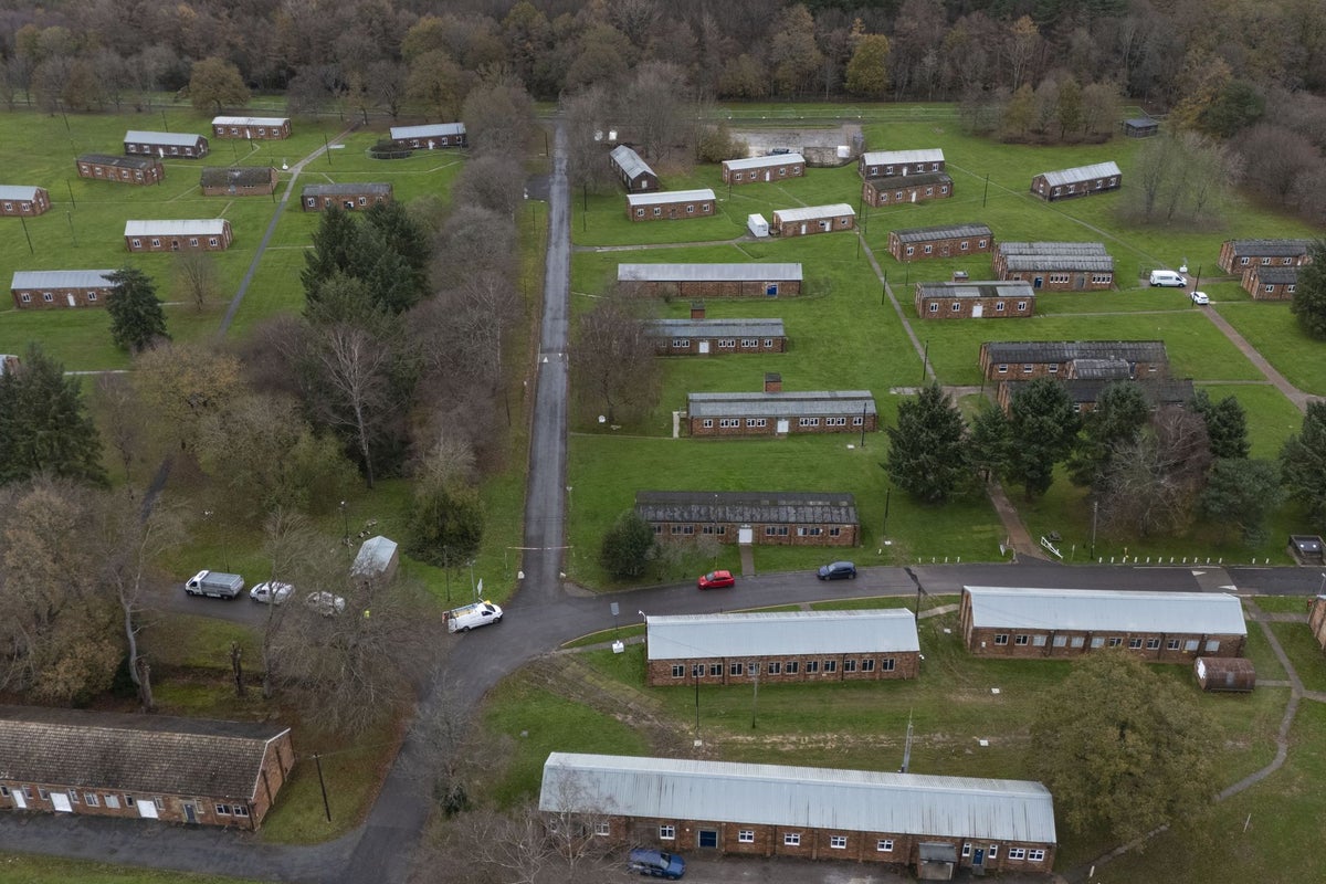 First asylum seekers moved into former army camp in East Sussex under Labour push to shut down migrant hotels