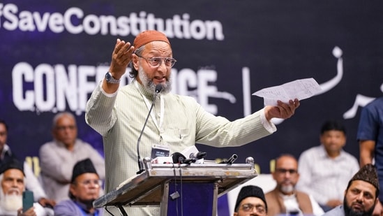 Owaisi's remarks came after US military raided Venezuela in overnight operations on Saturday and captured President Nicolas Maduro and his wife. (PTI) Owaisi's remarks came after US military raided Venezuela in overnight operations on Saturday and captured President Nicolas Maduro and his wife. (PTI)