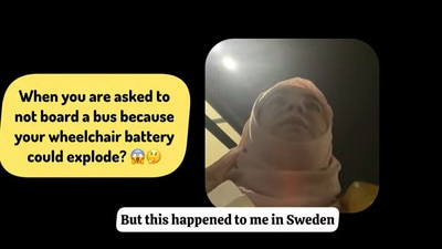 Tanzila Khan, a Pakistani disability rights activist who faced discrimination in Sweden. (Instagram/@iamtanzilakhan)