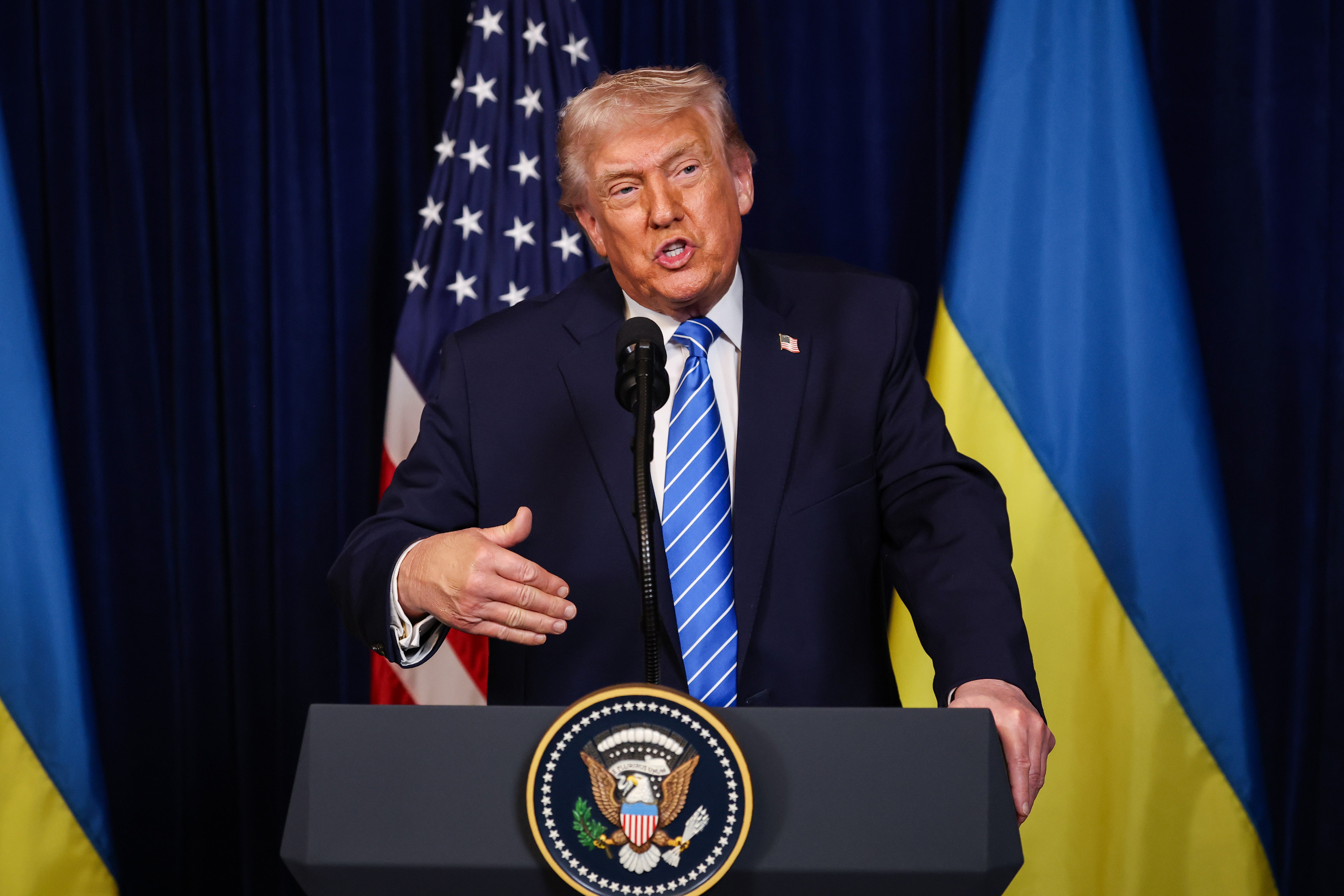 Taking the peace: President Trump has repeatedly tried to coerce Ukraine into accepting Russia’s demands