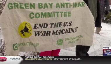 Protesters in Green Bay speak out against Trump administration’s attack on Venezuela