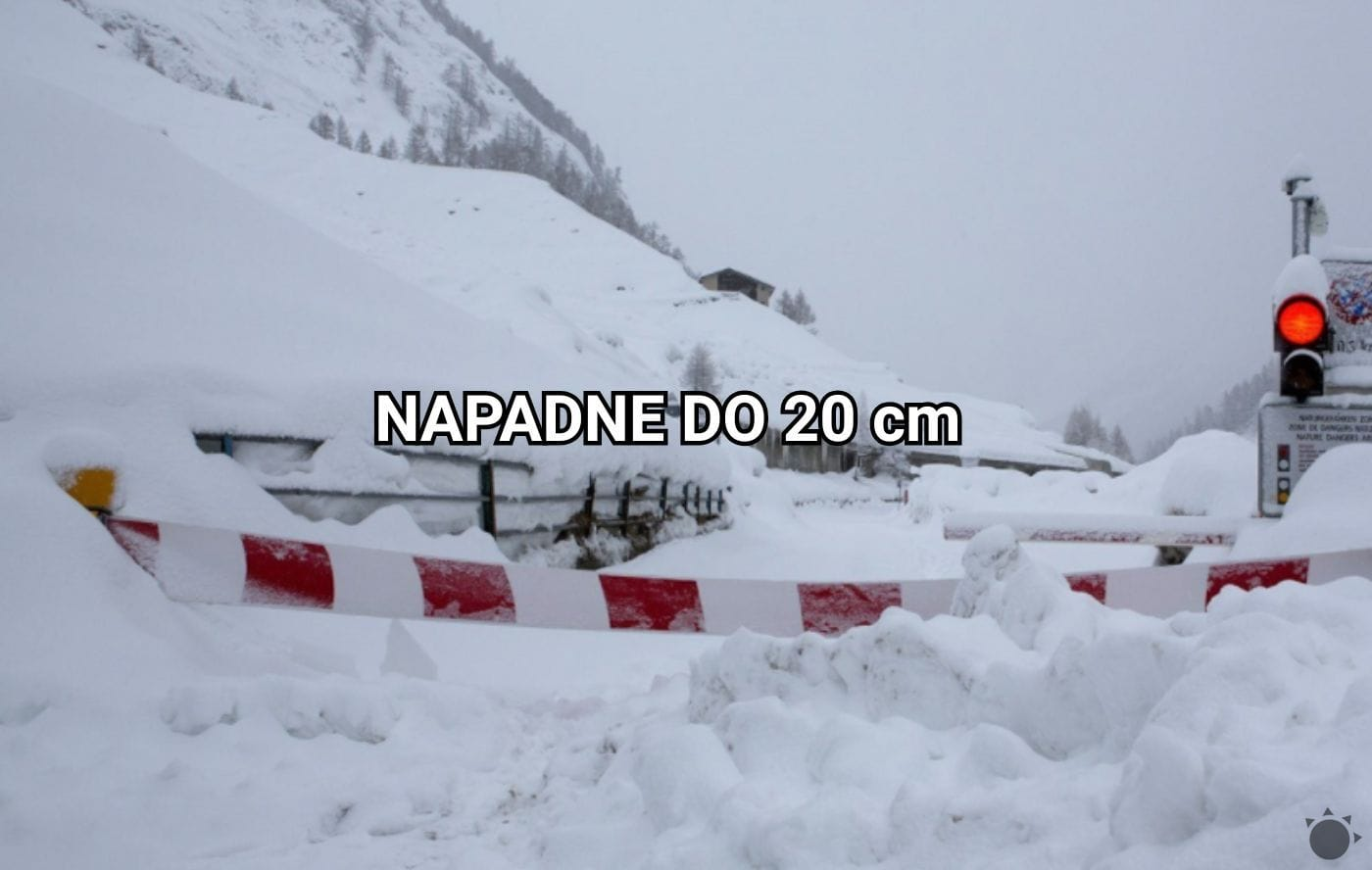 Na Slovensko sa chystá ďalšie sneženie. Tento jeden kraj zasype sneh