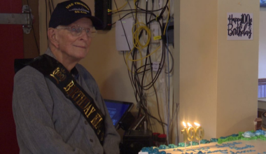 A veteran of World War Two and the Korean War celebrates 100 years