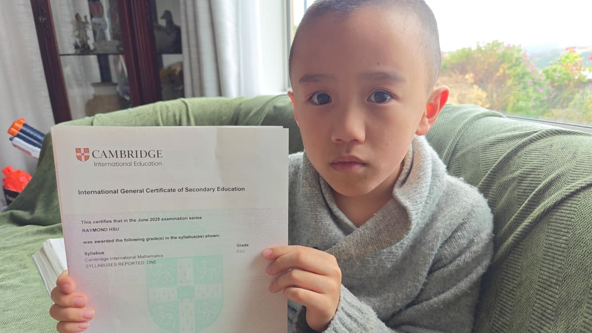 10-year-old in Porirua celebrates NCEA and Cambridge success