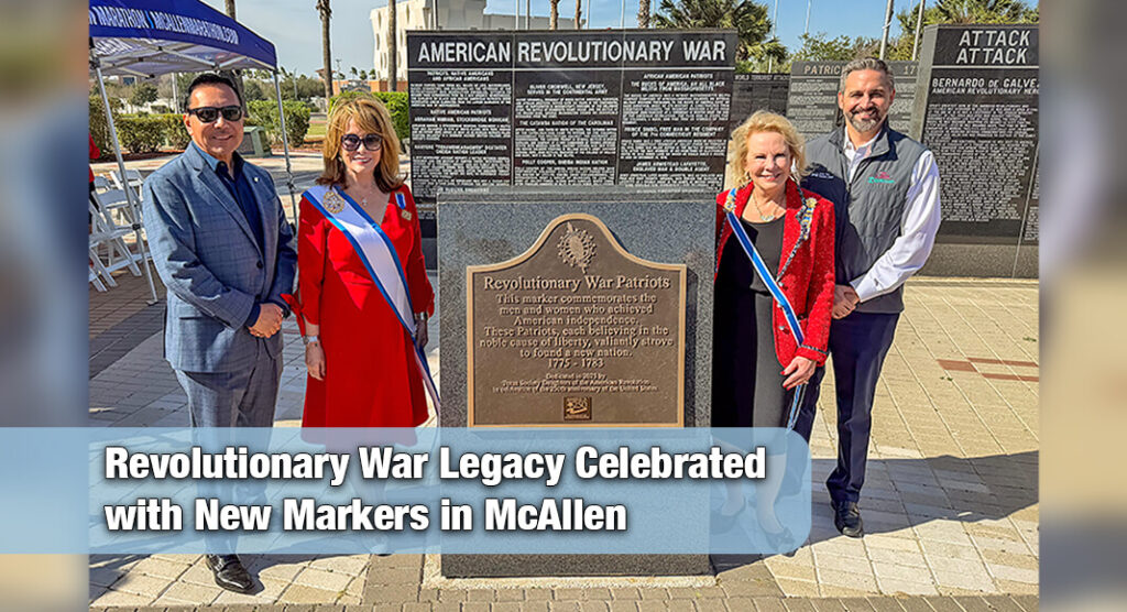 McAllen Veterans War Memorial Adds New Revolutionary War Tributes