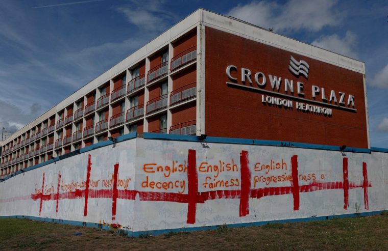 The Labour Government has promises hotels such as this one near Heathrow Airport will be phased out as accommodation for asylum seekers (Picture: Hannah McKay/Reuters)