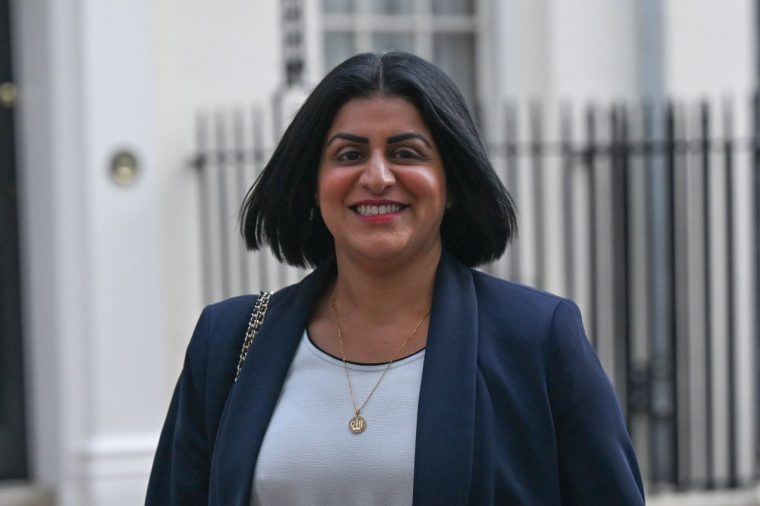 LONDON, UNITED KINGDOM - NOVEMBER 26: Secretary of State for the Home Department Shabana Mahmood leaves at Downing Street after the weekly Cabinet meeting in London, United Kingdom on November 26, 2025. (Photo by Rasid Necati Aslim/Anadolu via Getty Images)