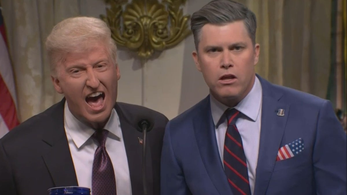 Pete Hegseth Warns Iran Not to Kill Protesters in ‘SNL' Cold Open