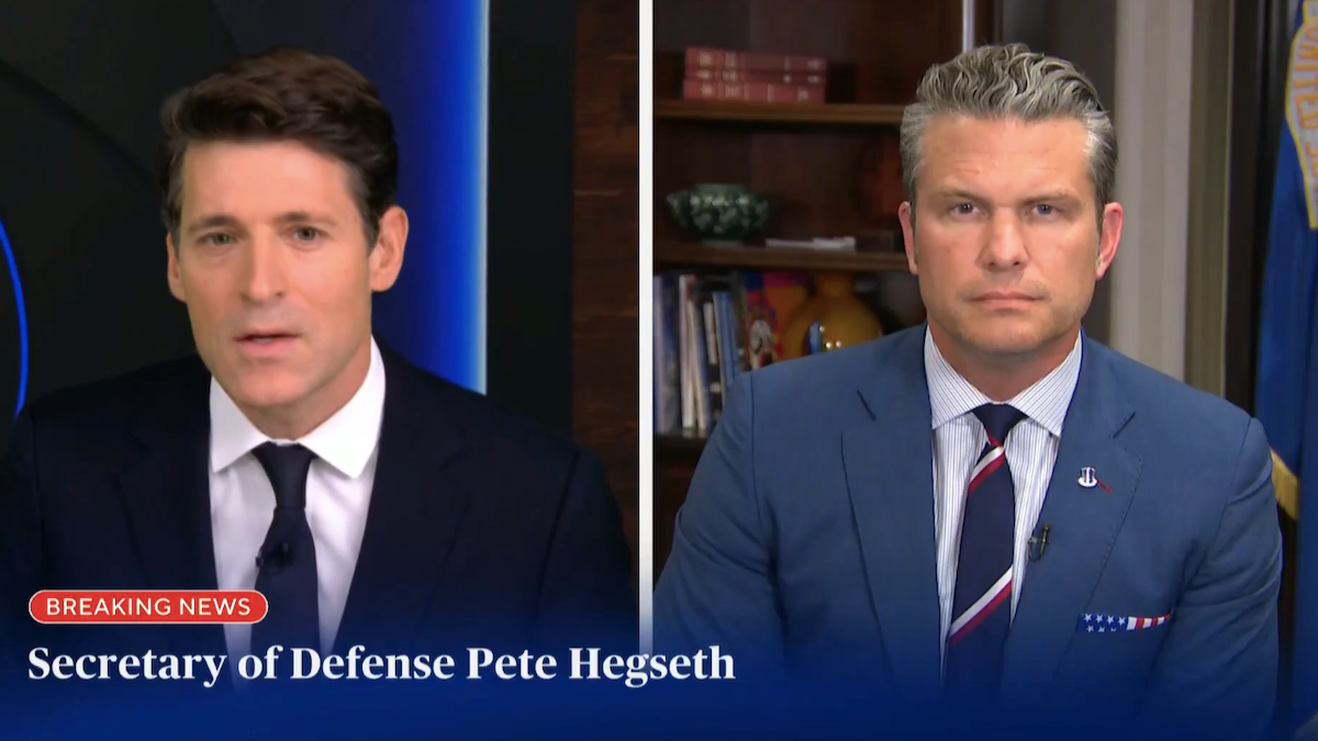 'CBS Evening News' Launches Tony Dokoupil Era With Long Pete Hegseth Interview About Maduro Capture