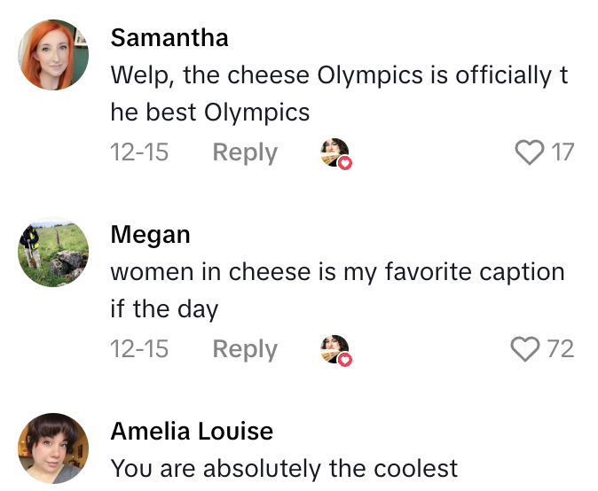 An American Won The Cheesemonger Olympics In France For The First Time, But Theres Even More To Celebrate. This was just like a big show of girl power. We love it. Screenshot 2025 12 28 at 8.57.07 AM An American Won The Cheesemonger Olympics In France For The First Time, But Theres Even More To Celebrate. This was just like a big show of girl power. We love it.