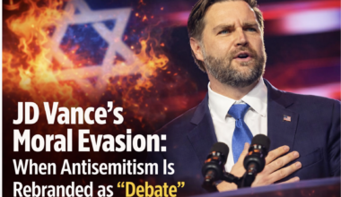 The Blogs: JD Vance’s Moral Evasion: When Antisemitism Is Rebranded as “Debate” | Tim Orr