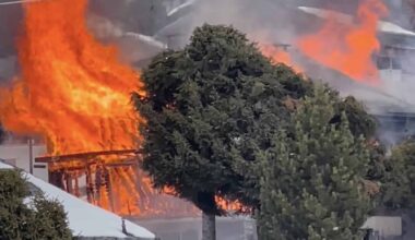 Chalet Burns To The Ground In Verbier, Switzerland