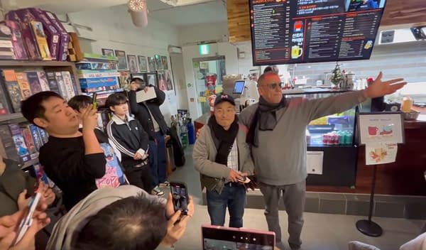 Jim Lee Visits Bob Layton, And Drink And Draw In South Korea