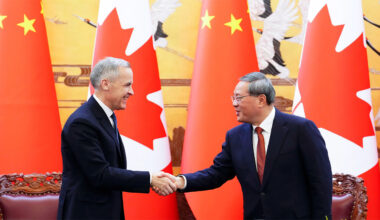 Canada’s Mark Carney lands in Beijing, economic growth in Europe and crackdown on US media