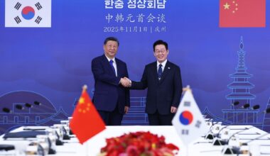 South Korean president visits China following Beijing's rising tensions with Japan over Taiwan