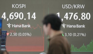 Asian benchmarks are mixed after Wall Street pulls back and global uncertainty grows