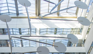 Ceiling of the Alexander Calder Museum in Philadelphia
