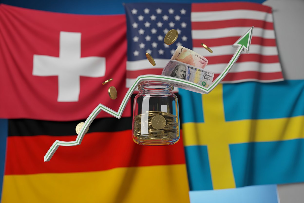 Switzerland outshines us, uk, sweden, germany and other european countries for singles seeking financial freedom, new research is here