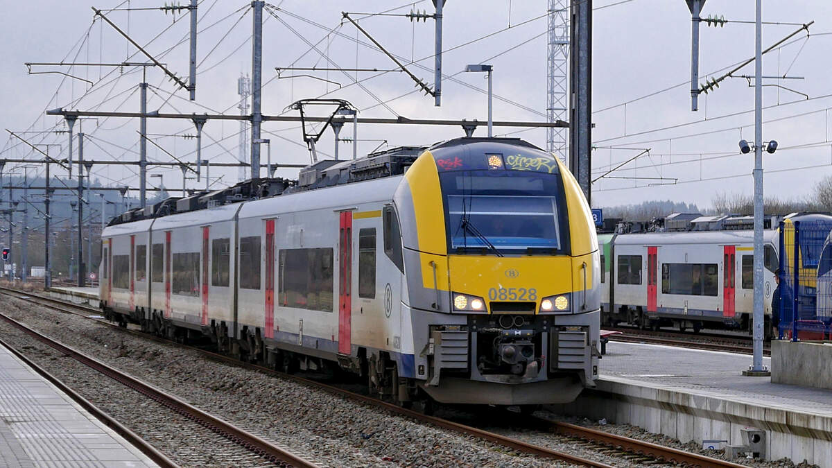 Der Bahnverkehr wird von Sonntag, dem 25. Januar ab 22 Uhr bis Freitag, dem 30. Januar um die gleiche Uhrzeit auf dem Netz der SNCB beeinträchtigt.