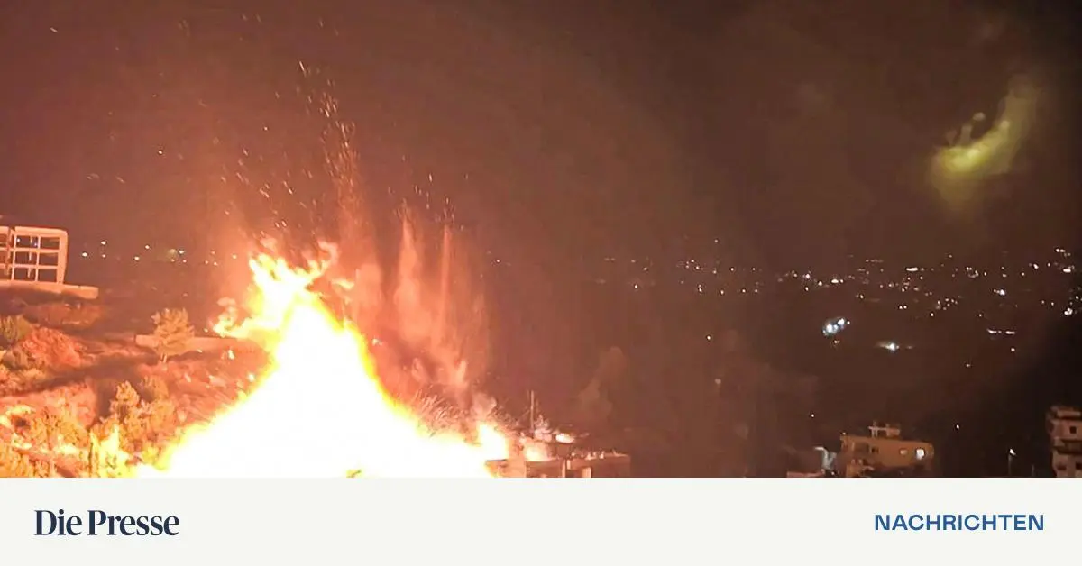 Israel fliegt neue Luftangriffe auf „Terrorziele“ im Libanon – DiePresse.com