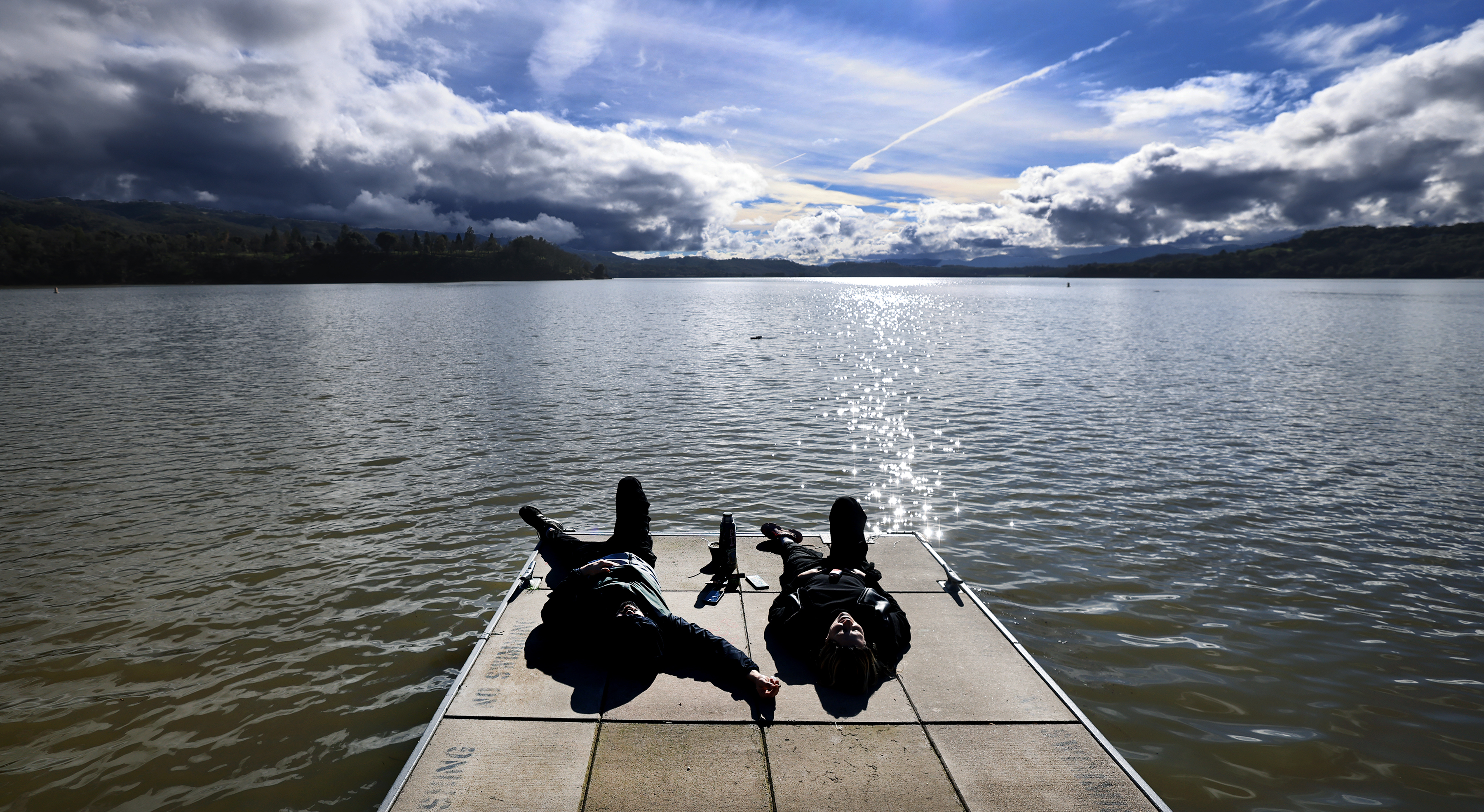 Gonzolo Garcia and Annabelle Rousseau enjoy their first day of...