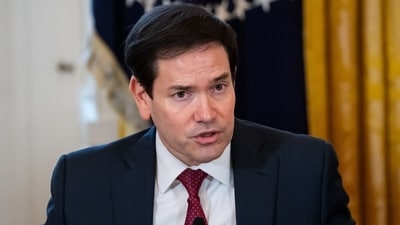 In a post on X, Rubio said, "The United States supports the brave people of Iran." (Bloomberg File Photo) In a post on X, Rubio said, "The United States supports the brave people of Iran." (Bloomberg File Photo)