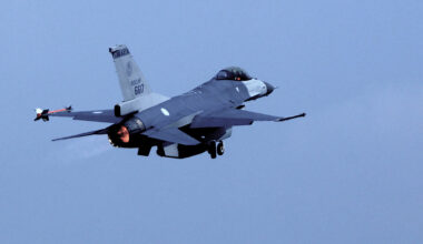 Taiwanese F-16 Crashes at Sea During Night Operations