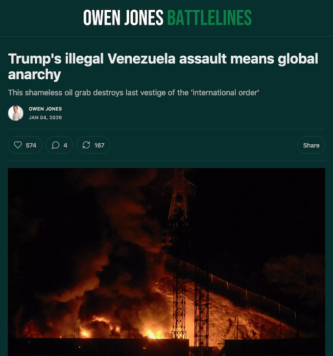 Journalist Owen Jones . . . on Trump