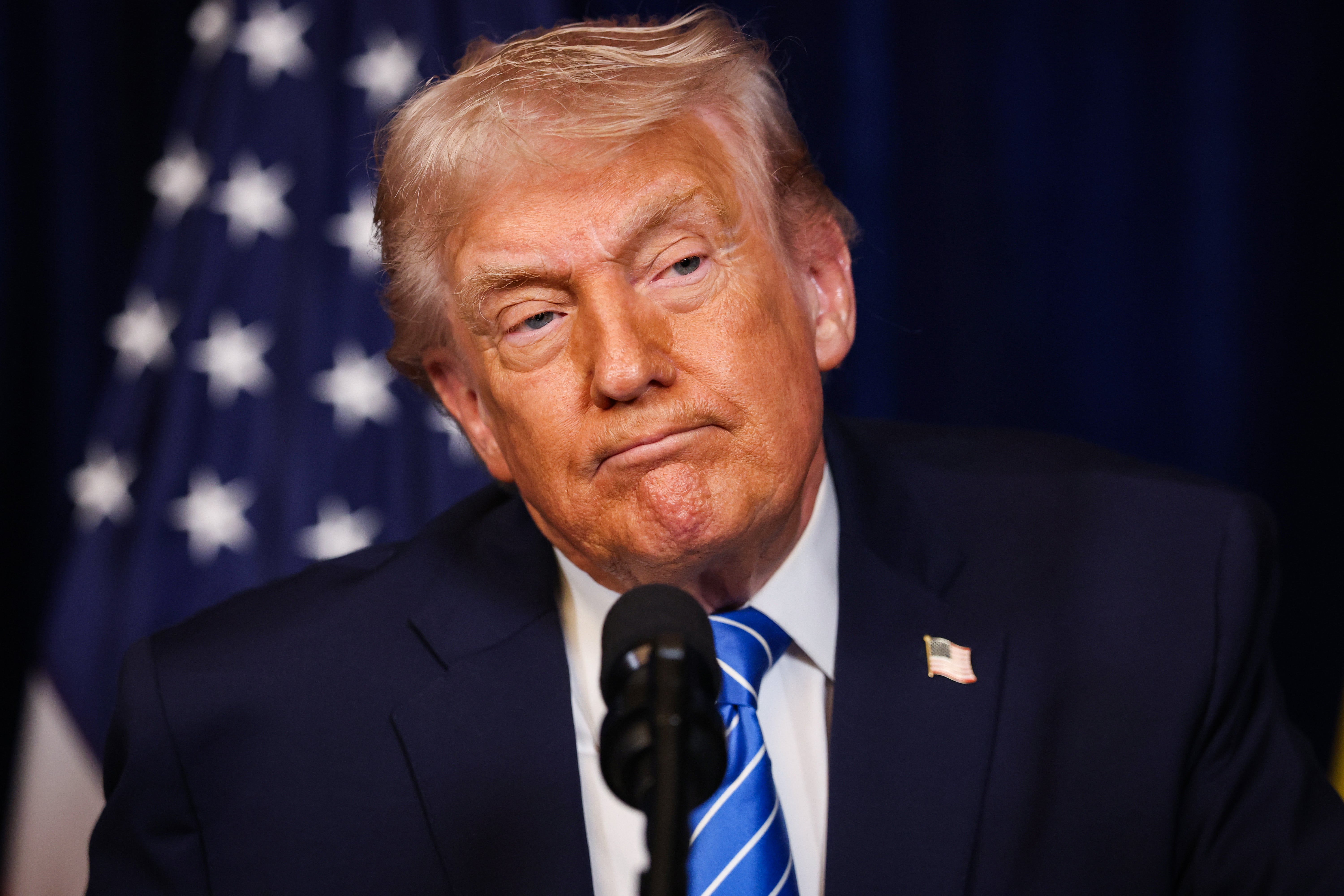 Trump has vowed support for the protestors if the regime cracks down