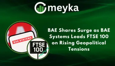 BAE Shares Surge as BAE Systems Leads FTSE 100 on Rising Geopolitical Tensions