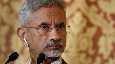 Jaishankar looks on during a press conference as part of the Weimar Triangle and Indian foreign ministers meeting at Quai d’Orsay in Paris, France, 07 January 2026. (REUTERS)