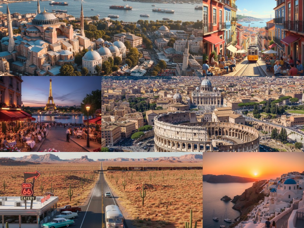 US Joins Portugal, Turkey, Greece, France, Italy in Offering UK Travellers the Ultimate Adventure: Experience Short-Haul Travel, Sun and Beach Getaways and Cultural Immersion in Route 66, Lisbon, Istanbul, Santorini, Paris, Rome and more in 2026