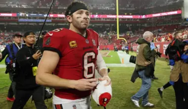Buccaneers' Baker Mayfield makes Week 18 feelings clear image
