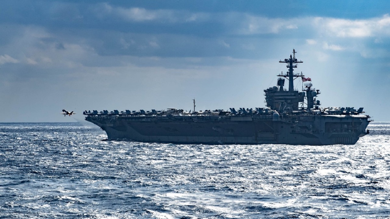 USS Abraham Lincoln Aircraft Carrier.