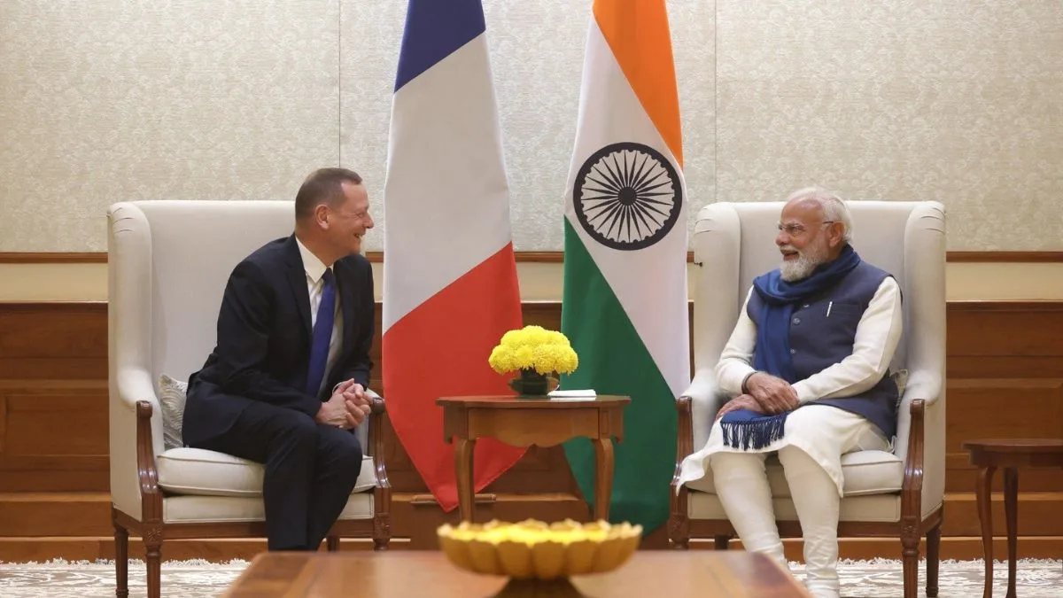 India, France reaffirm strategic partnership as PM Modi meets Macron’s envoy ahead of President’s visit