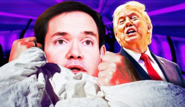 Exhausted Marco Rubio Admits Hiding From Trump on AF1