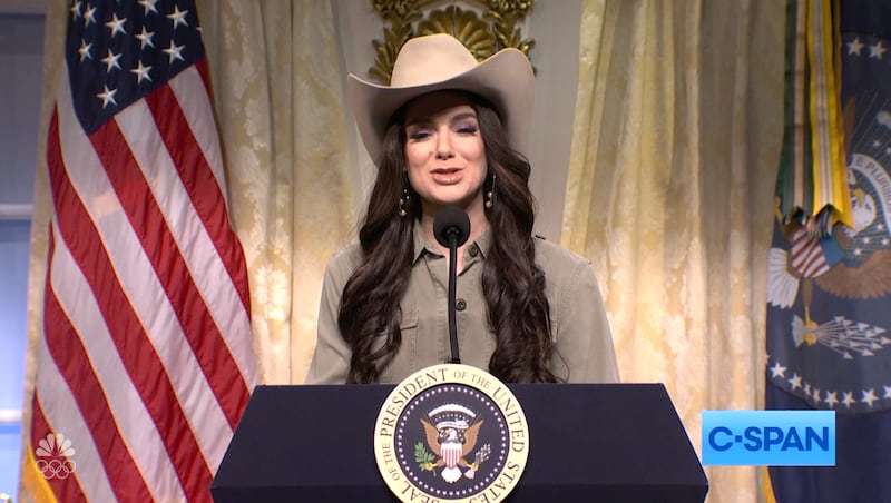 SNL, Ashley Padilla as Kristi Noem