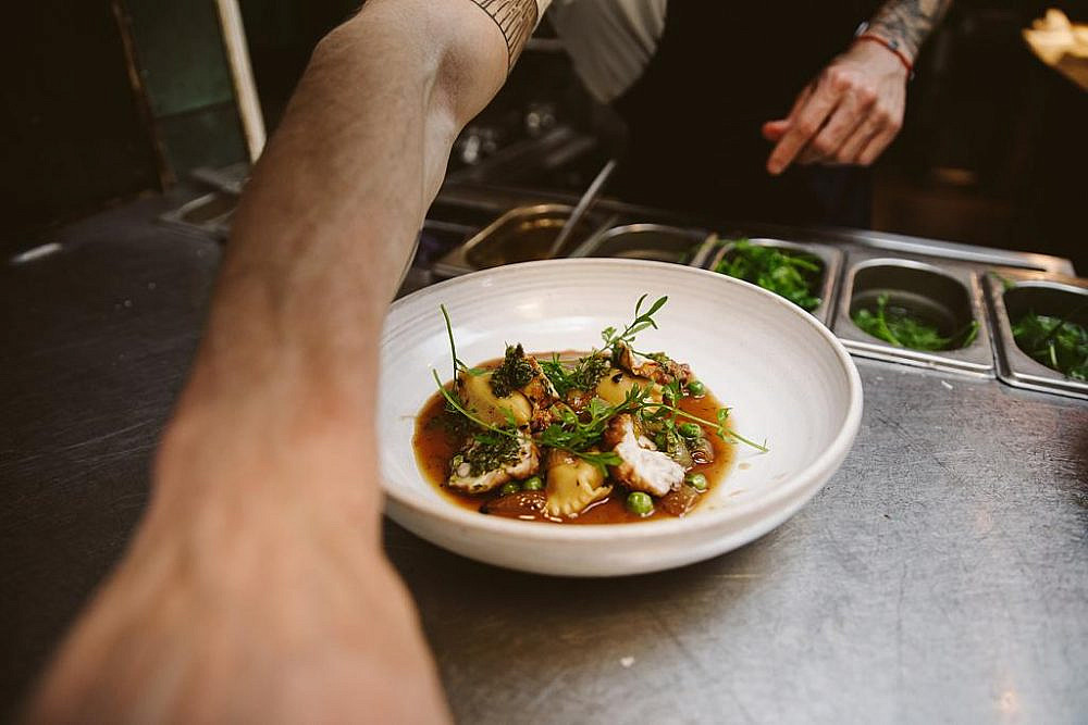 Perfect agnolotti. Milgo & Milbar (Photo: Bar Cohen)