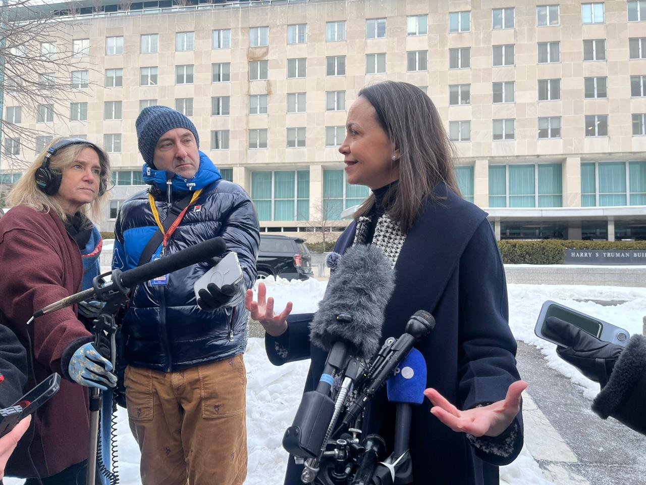 María Corina Machado’s message to Venezuelans after meeting with Marco Rubio: “You are our absolute priority”