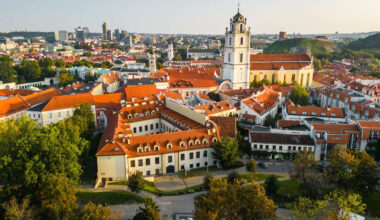 Aerial View Of Vilnius, Lithuania