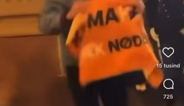 Livgarde skubber klimaaktivist efter nytårstalen