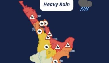 Red weather warnings: Heavy rain and gales hit Bay of Plenty, Rotorua