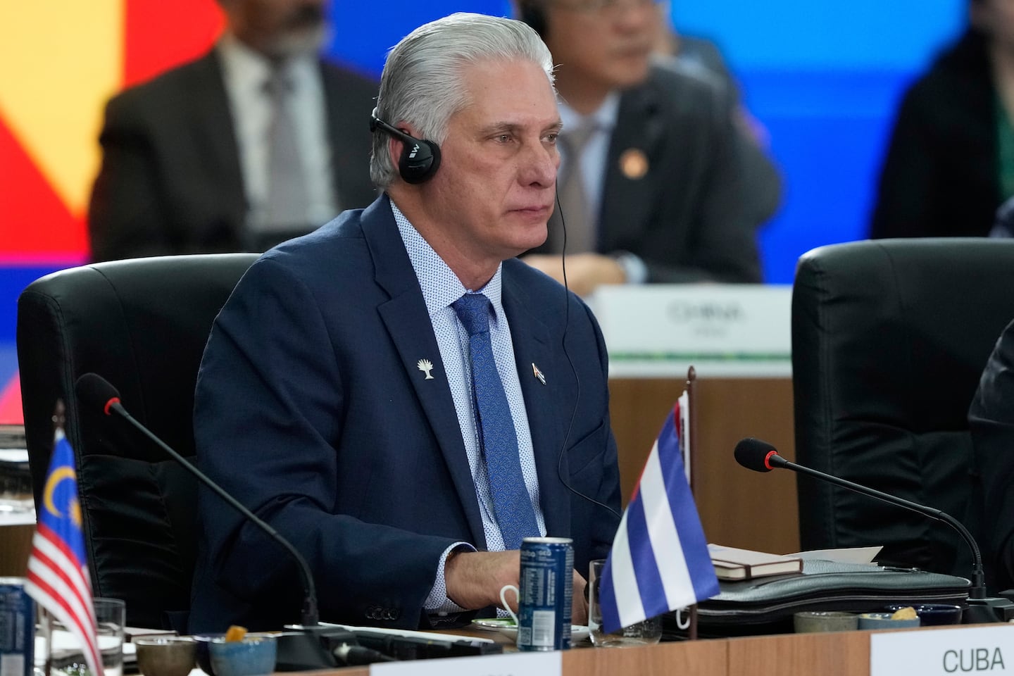 Cuba's President Miguel Diaz-Canel at the 17th annual BRICS summit in Rio de Janeiro in July.