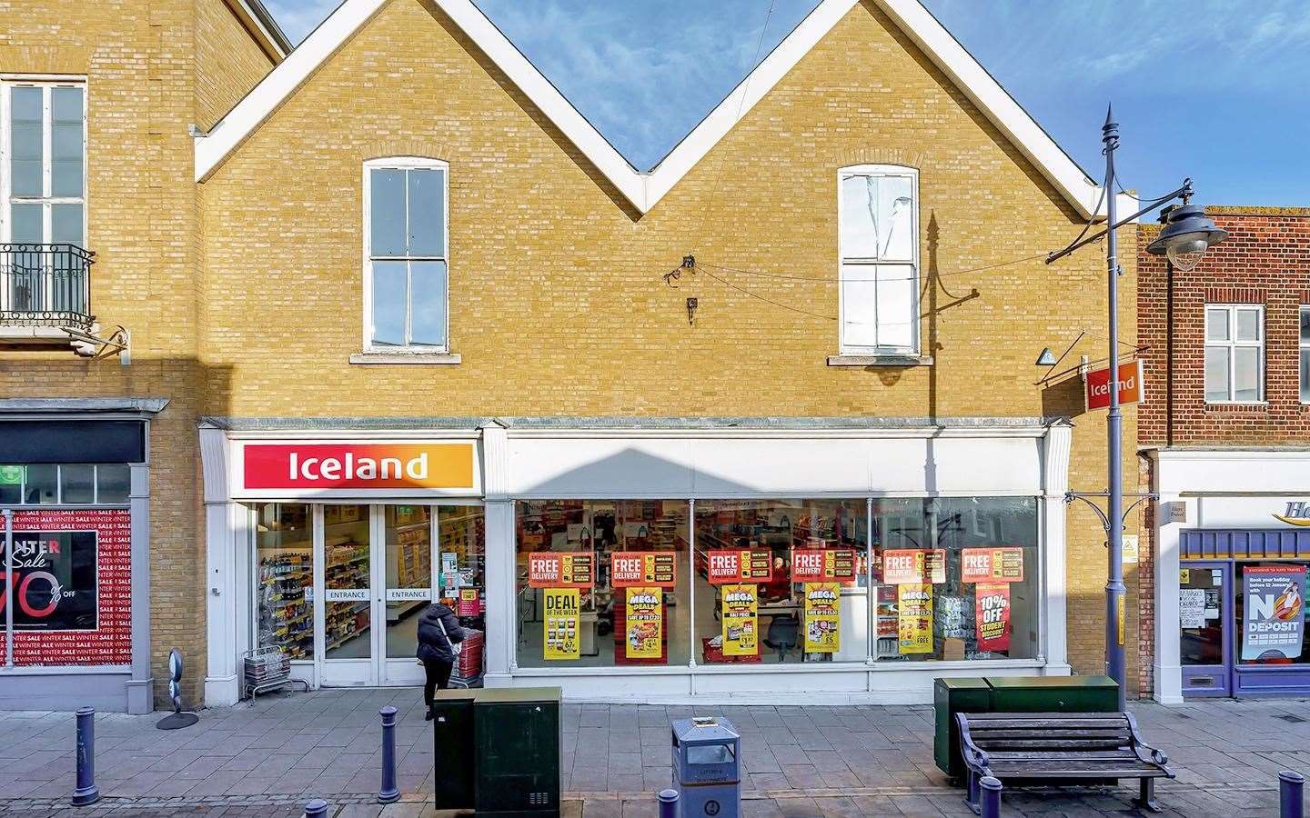 It is made up of four retail units, which includes Iceland. Picture: Acuitus